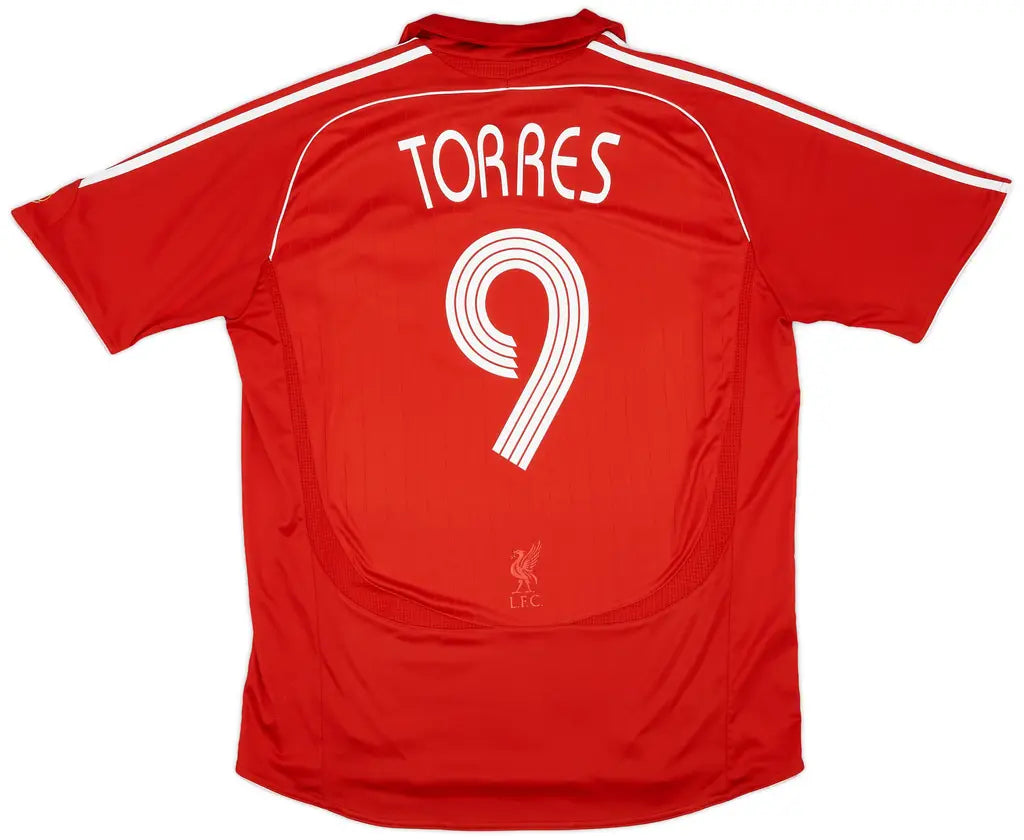 2006-08 Liverpool Home Shirt Torres #9