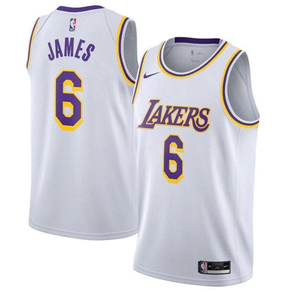 Los Angeles Lakers LeBron James #6 2021/22 Player NBA Jersey Yellow - Slim Fit