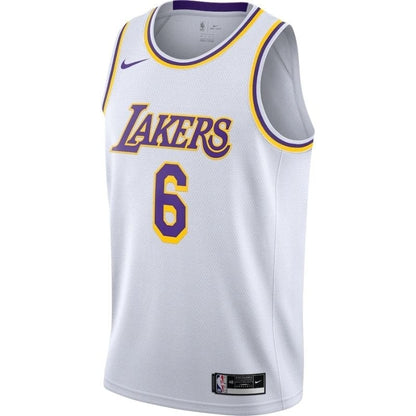 Los Angeles Lakers LeBron James #6 2021/22 Player NBA Jersey Yellow - Slim Fit