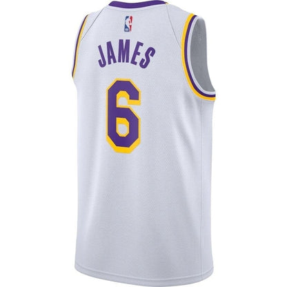 Los Angeles Lakers LeBron James #6 2021/22 Player NBA Jersey Yellow - Slim Fit
