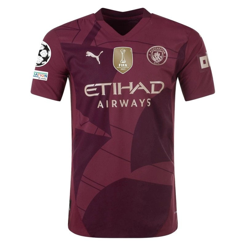 Manchester City 24/25 III Third UCL Jersey - Player Version - Slim Fit