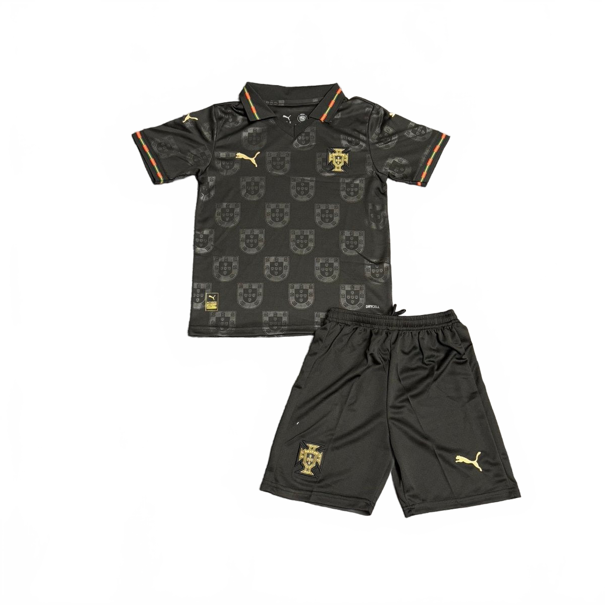 Kids Kit Portugal Pantera Negra 2025/26