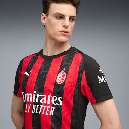 Jersey AC Milan 2025/26 Home Player Version Men's