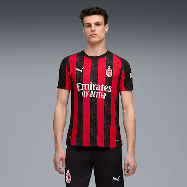 Jersey AC Milan 2025/26 Home Player Version Men's