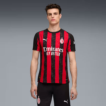 Jersey AC Milan 2025/26 Home Player Version Men's