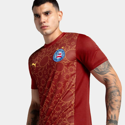 Jersey Bahia III 25/26 No Name/Number Men's - Red Fan version