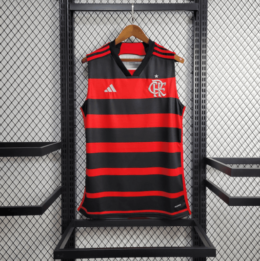 Tank Top Flamengo I 24/25 Without Number° Fan Version Adidas Men's - Red+Black