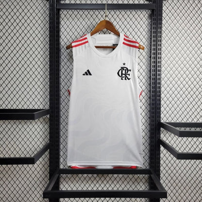 Tank Top Flamengo II 24/25 Without Number° Fan Version Adidas Men's - White