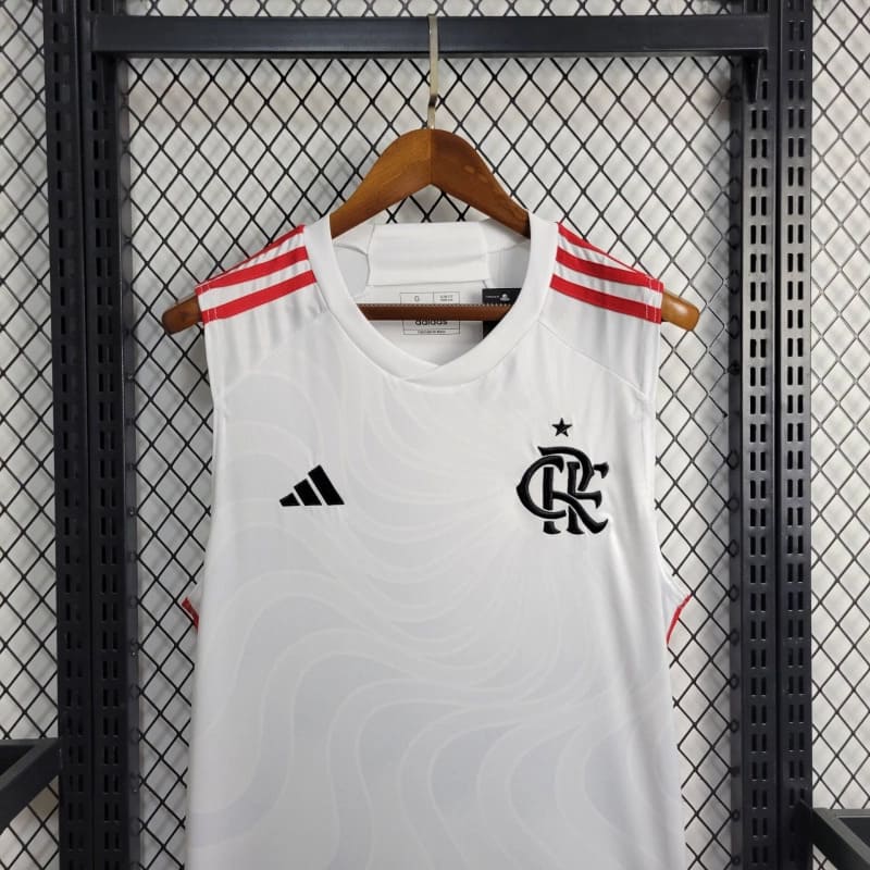 Tank Top Flamengo II 24/25 Without Number° Fan Version Adidas Men's - White