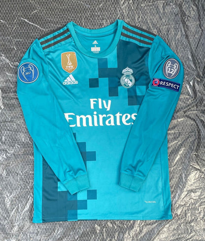 Real Madrid 17/18 III Third Jersey - Long Sleeve Retro #7