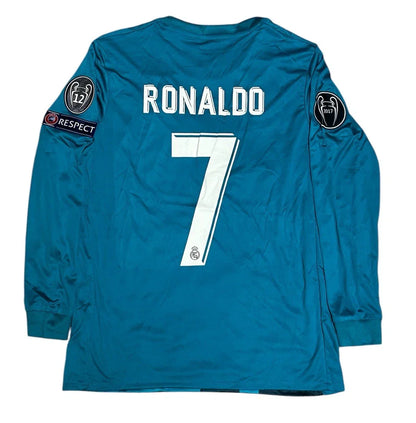 Real Madrid 17/18 III Third Jersey - Long Sleeve Retro #7