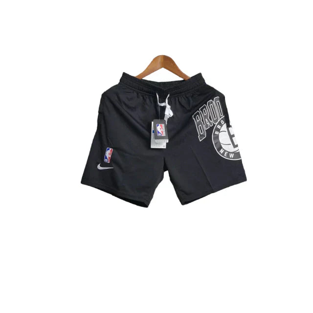 Shorts NBA Brooklyn 23/24 Men's - Black