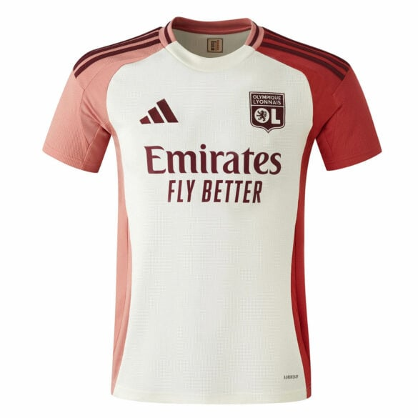 Jersey do Lyon Third 24/25 Pink e White