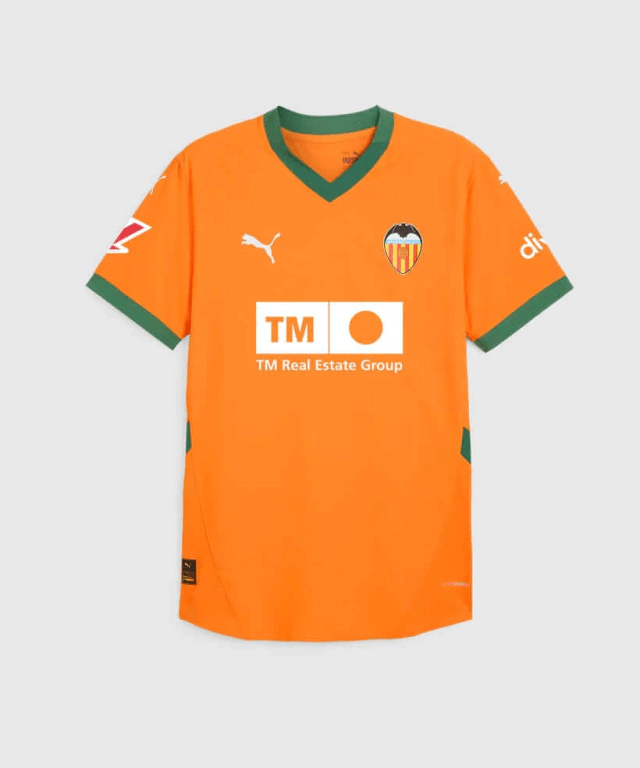 Jersey Valência Third 24/25 - Men's Fan Version - Orange