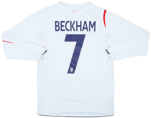 England Home Shirt Beckham #7 2005-07