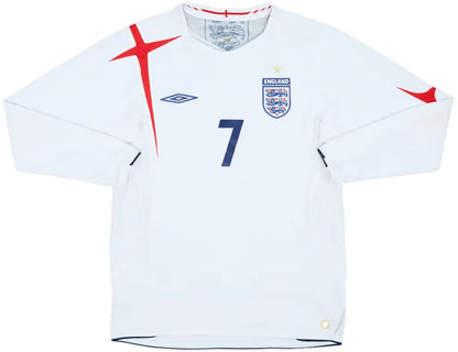 England Home Shirt Beckham #7 2005-07