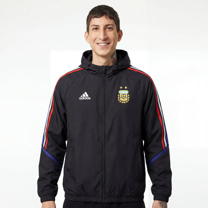 Windbreaker Argentina 24/25 - Black and Red