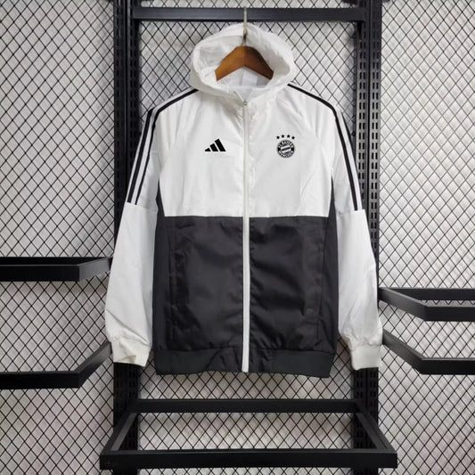 Windbreaker Bayern Munich 24/25 - White and Black