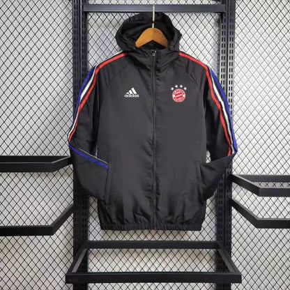 Windbreaker Bayern Munich 24/25 - Black and Red