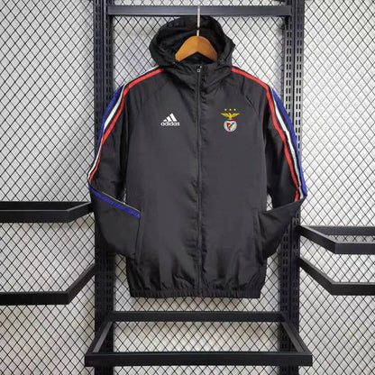 Windbreaker Benfica 24/25 - Black and Red