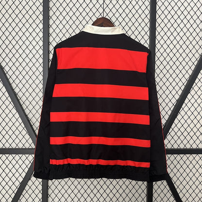 Windbreaker Flamengo - Black and Red