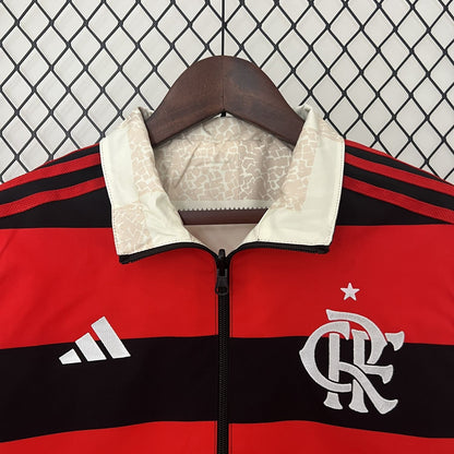 Windbreaker Flamengo - Black and Red