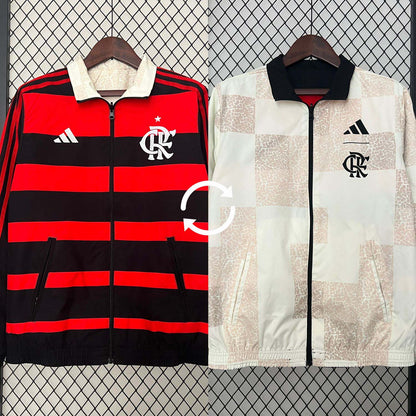 Windbreaker Flamengo - Black and Red