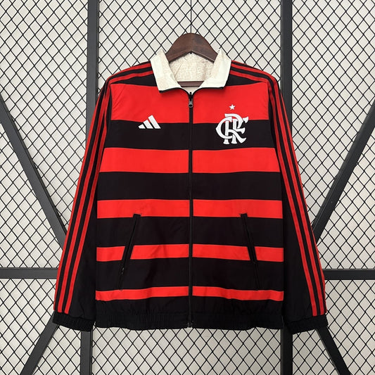 Windbreaker Flamengo - Black and Red