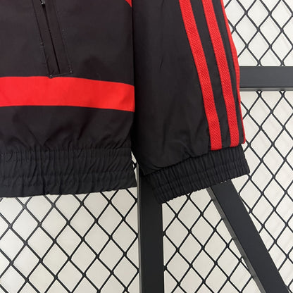 Windbreaker Flamengo - Black and Red