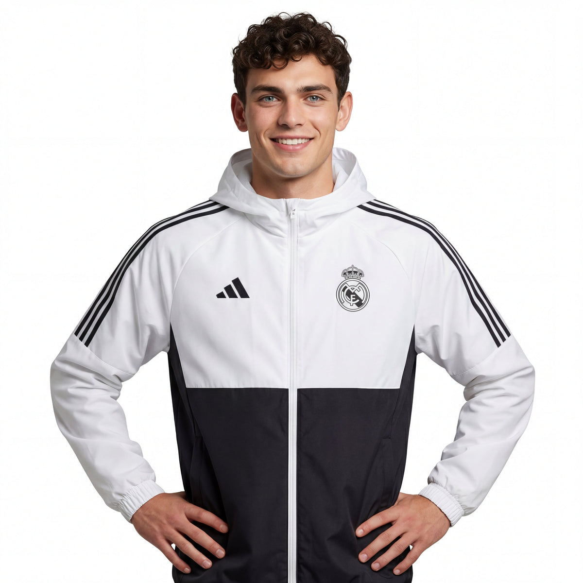 Windbreaker Real Madrid 24/25 - Black White